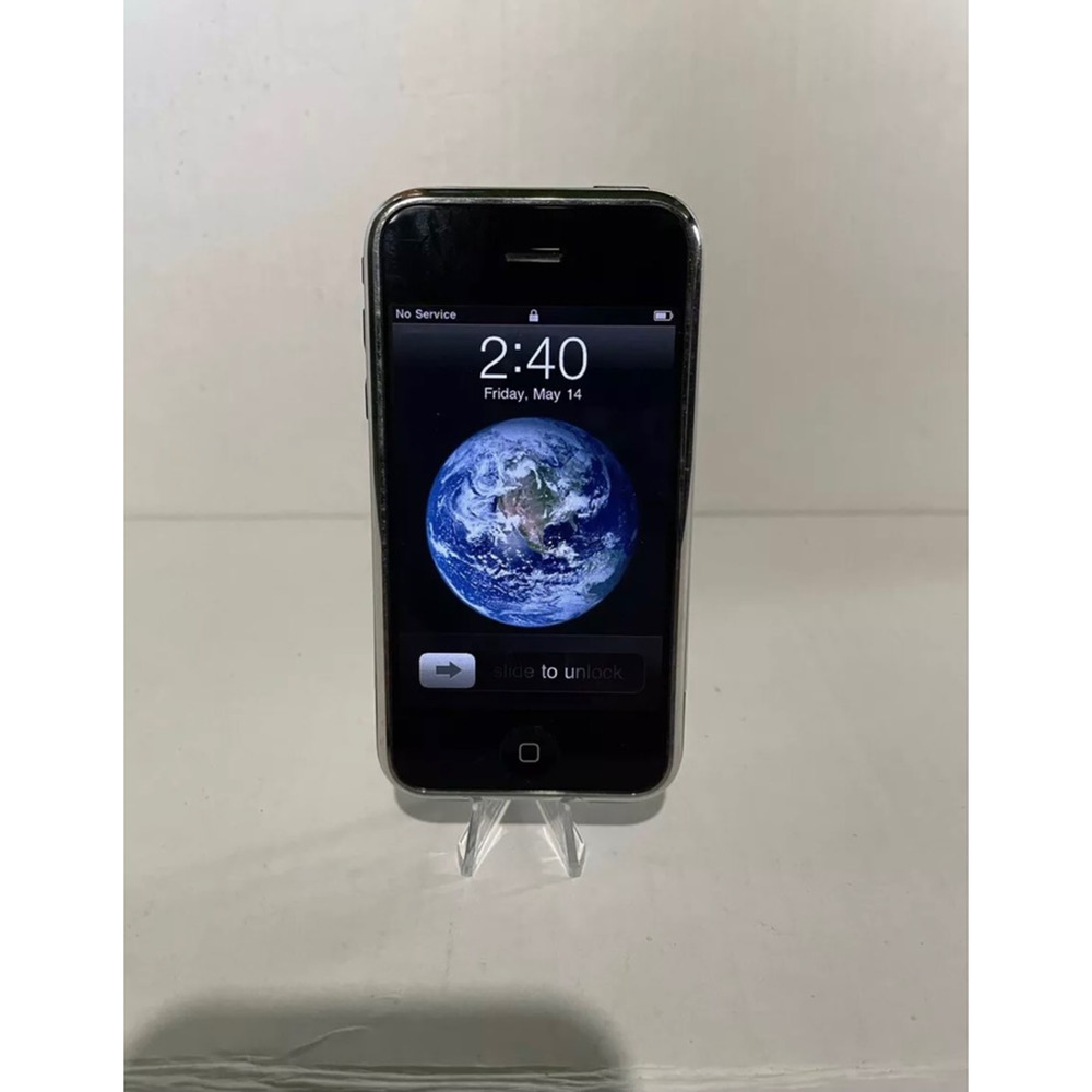 Apple IPhone 1st Generation MA712LL Silver & Black 8GB AT&T